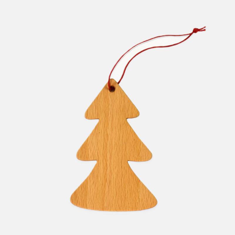 Holzanhänger Christbaum gr