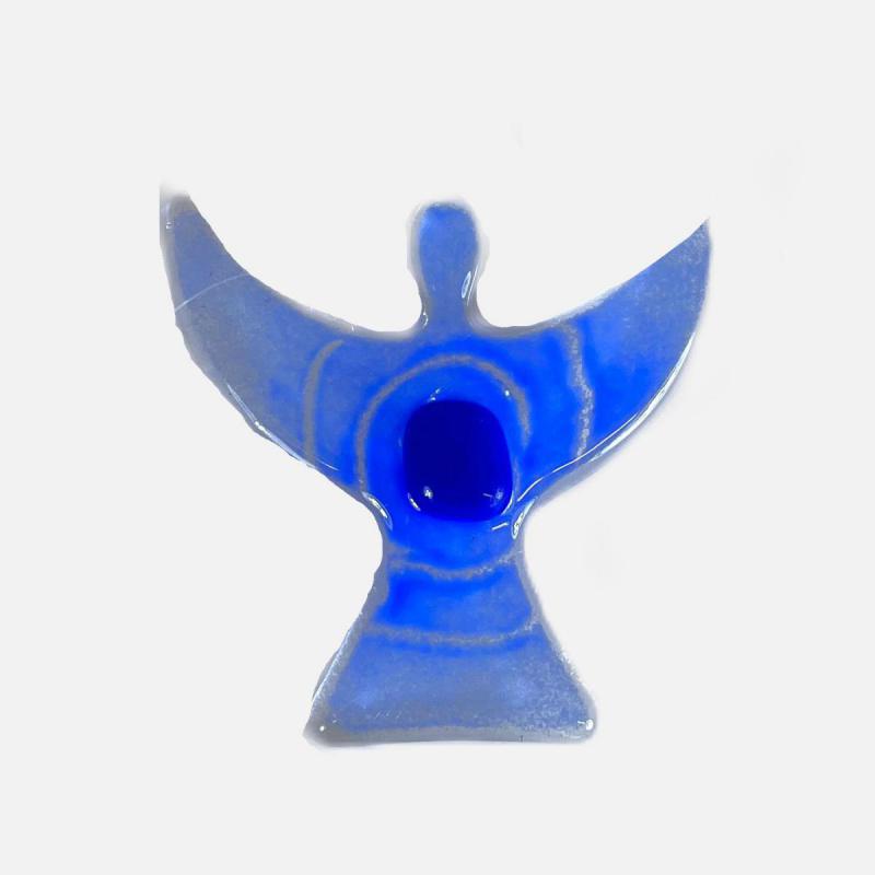 Engel aus Glas, blau