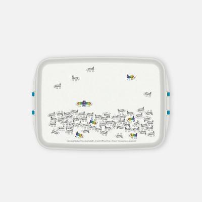 Lunchbox "Franzi trifft auf ihre:n Franzi", weiß