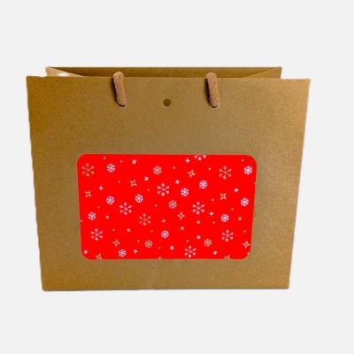 Geschenktasche "Sterne Rot", groß