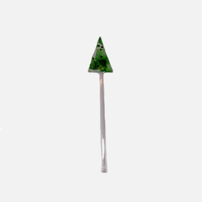 Glasstecker "Weihnachtsbaum" grün