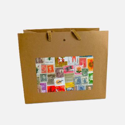 Geschenktasche "Briefmarken", groß