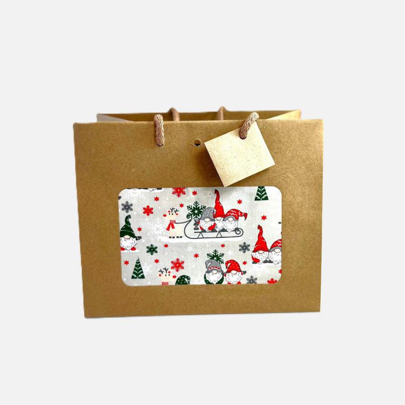 Geschenktasche "Weihnachtswichtel" groß