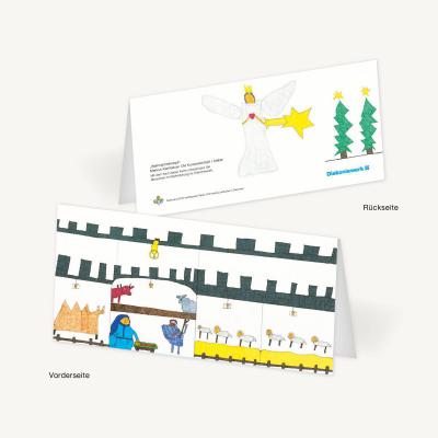 Weihnachtskarte "Weihnachtskrippe"