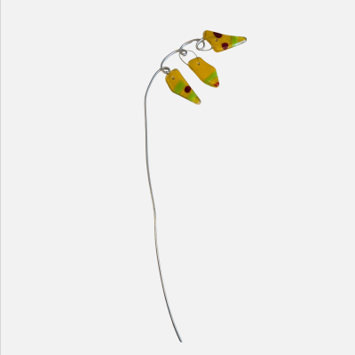 Blumendekostab gelb