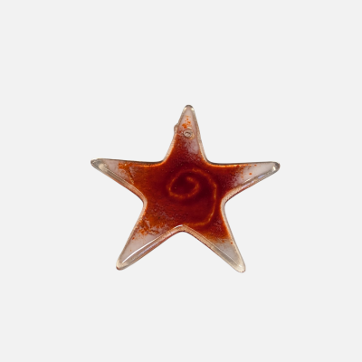 Sterne der Vielfalt - Glasanh&auml;nger Rot