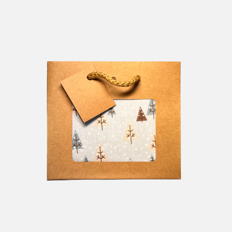 Geschenktasche "Weihnachtswald" klein