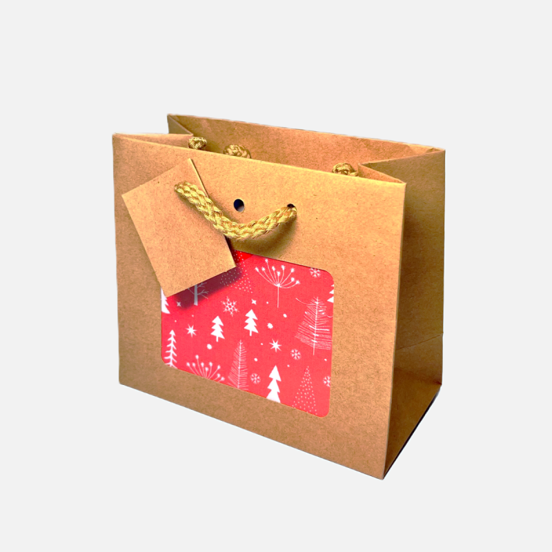 Geschenktasche "Rote Weihnacht" klein
