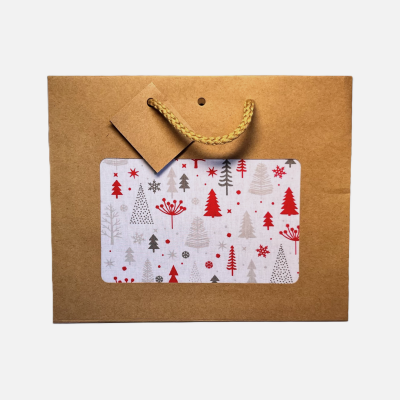 Geschenktasche "Winter Wonderland" gro&szlig;