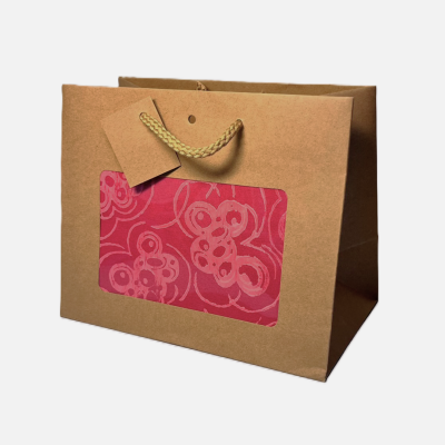 Geschenktasche "Weinrote Liebe" selbst bedruckt - gro&szlig;